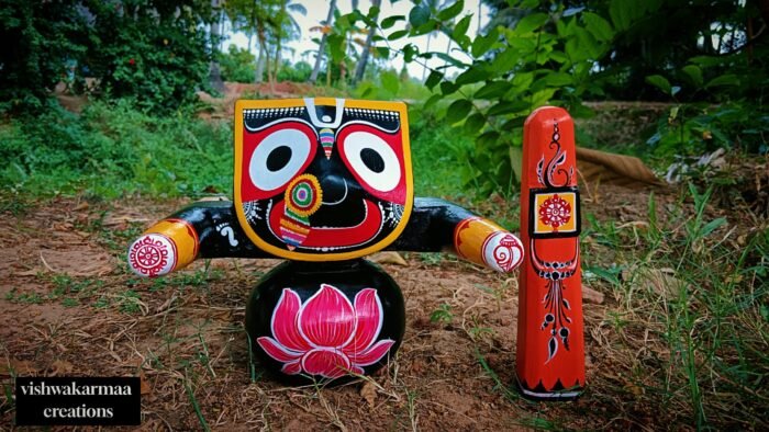 Kamala Govinda Rupam Chaturdha Murti, Lord shri Jagannath with sudarshana