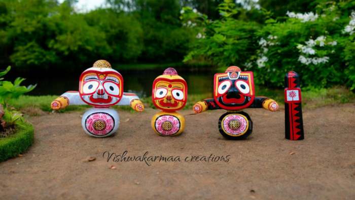 Govinda Rupam Chaturdha Murti, Lord Shri Jagannath with their siblings and sudarshan