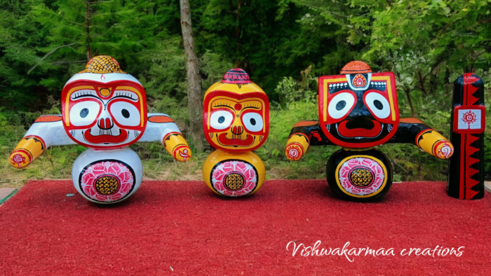 Govinda Rupam Chaturdha Murti, Lord Shri Jagannath with their siblings and sudarshan