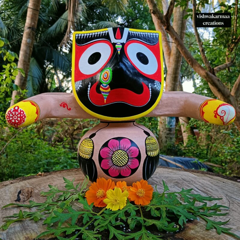 Jagannath Murti – Pure Neem Wood Handcrafted in Puri