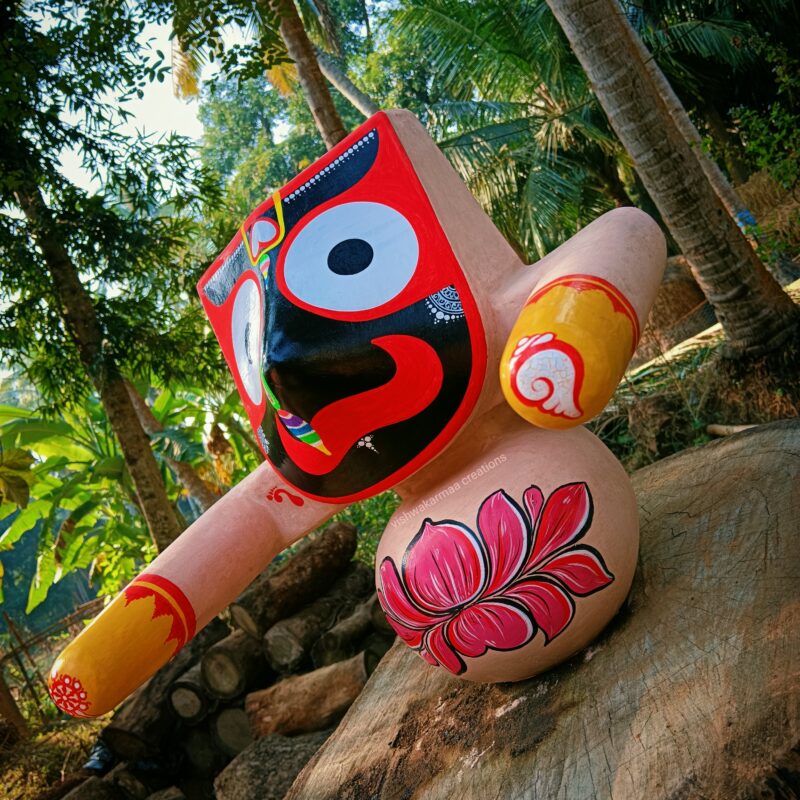 Jagannath Murti – Pure Neem Wood Handcrafted in Puri