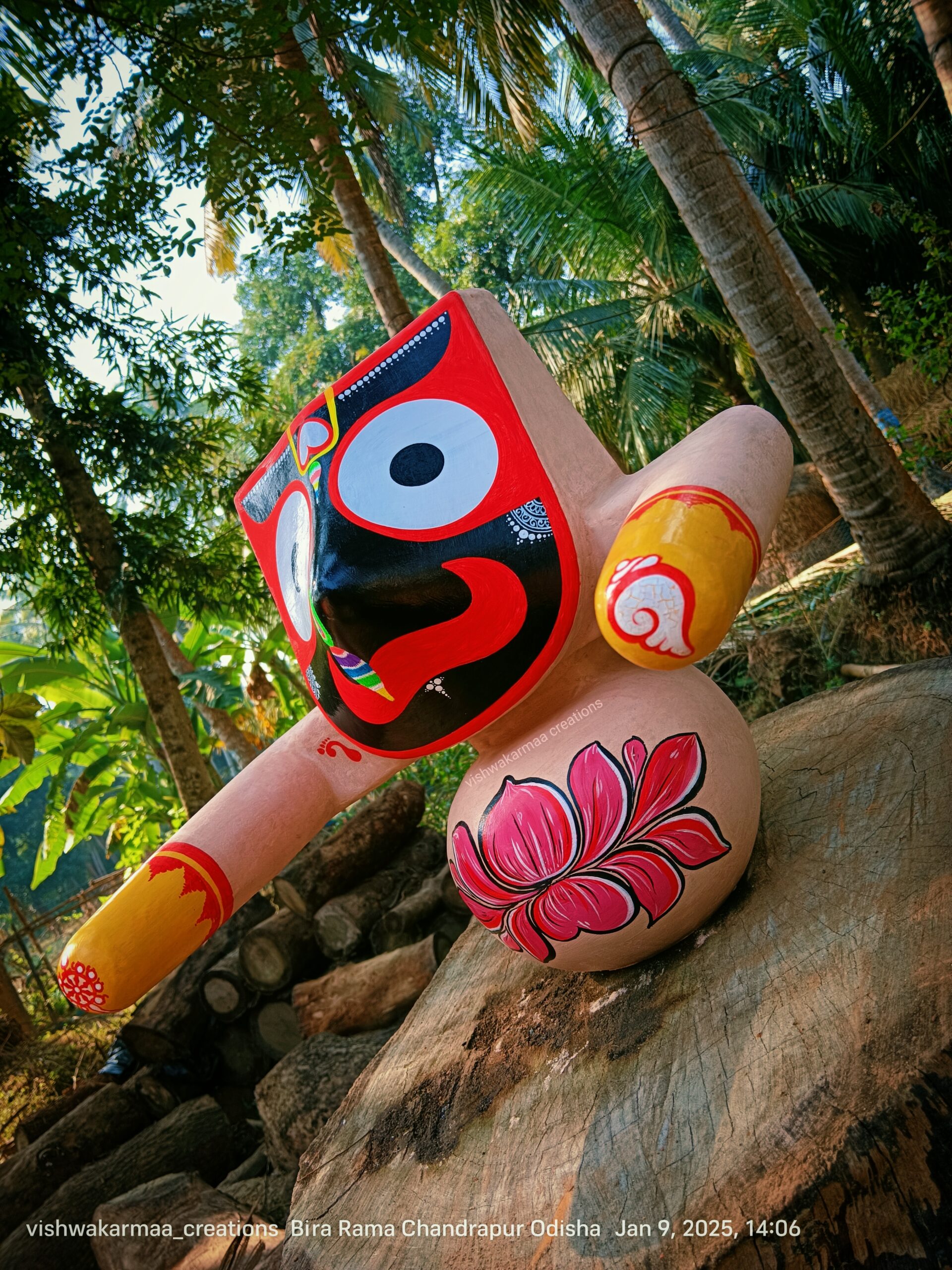 Jagannath Murti – Pure Neem Wood Handcrafted in Puri