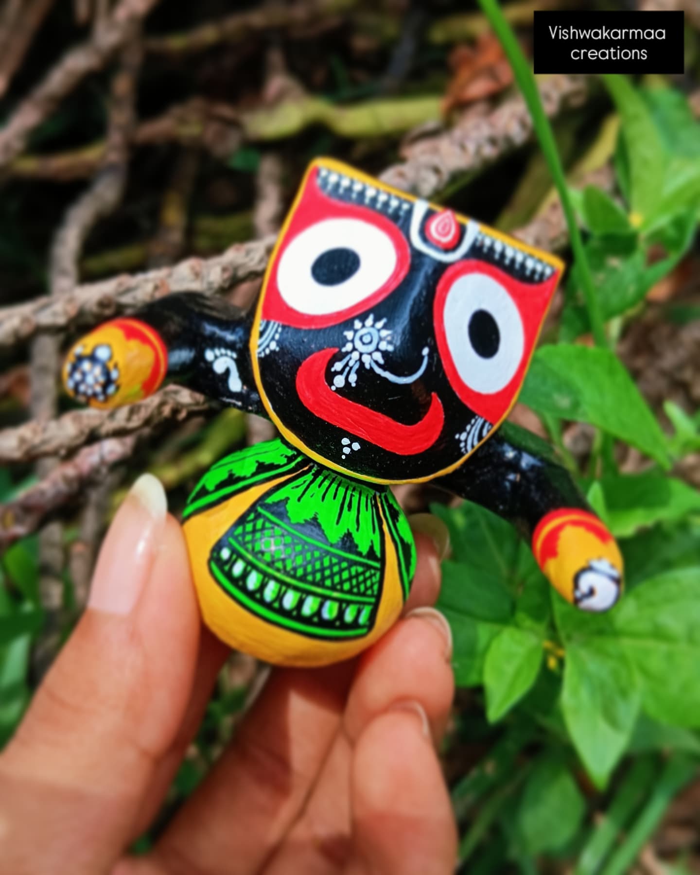 Jagannath Murti – Pure Neem Wood Handcrafted in Puri