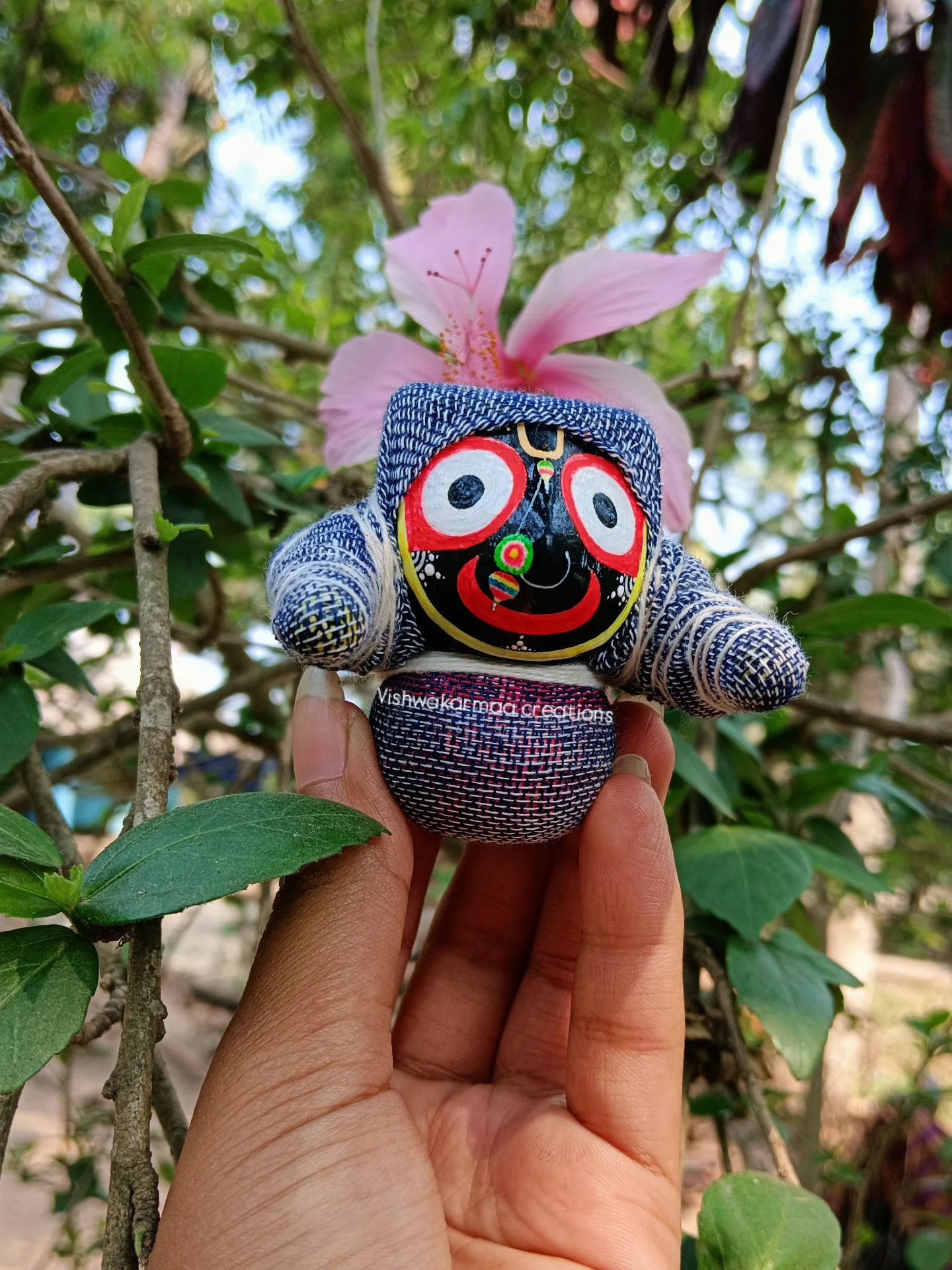 Jagannath Murti in Boirani Besha – Pure Neem Wood Handcrafted in Puri - Image 2