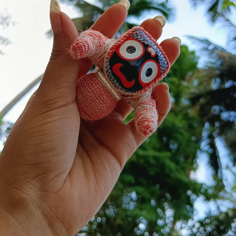 Jagannath Murti in Traditional Besha – Pure Neem Wood Handcrafted in Puri