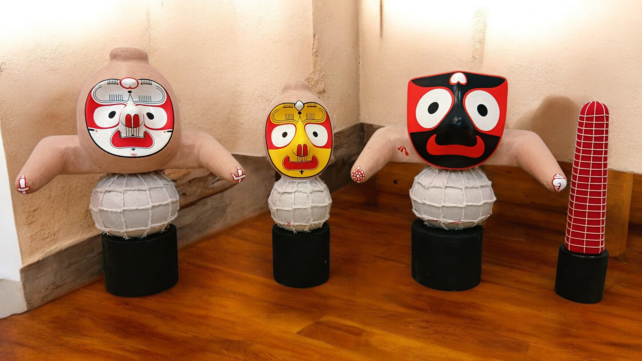 Puri Jagannath Temple Style - Saptabarana Chaturdha Murti | Handcrafted - Neem Wood - Image 3