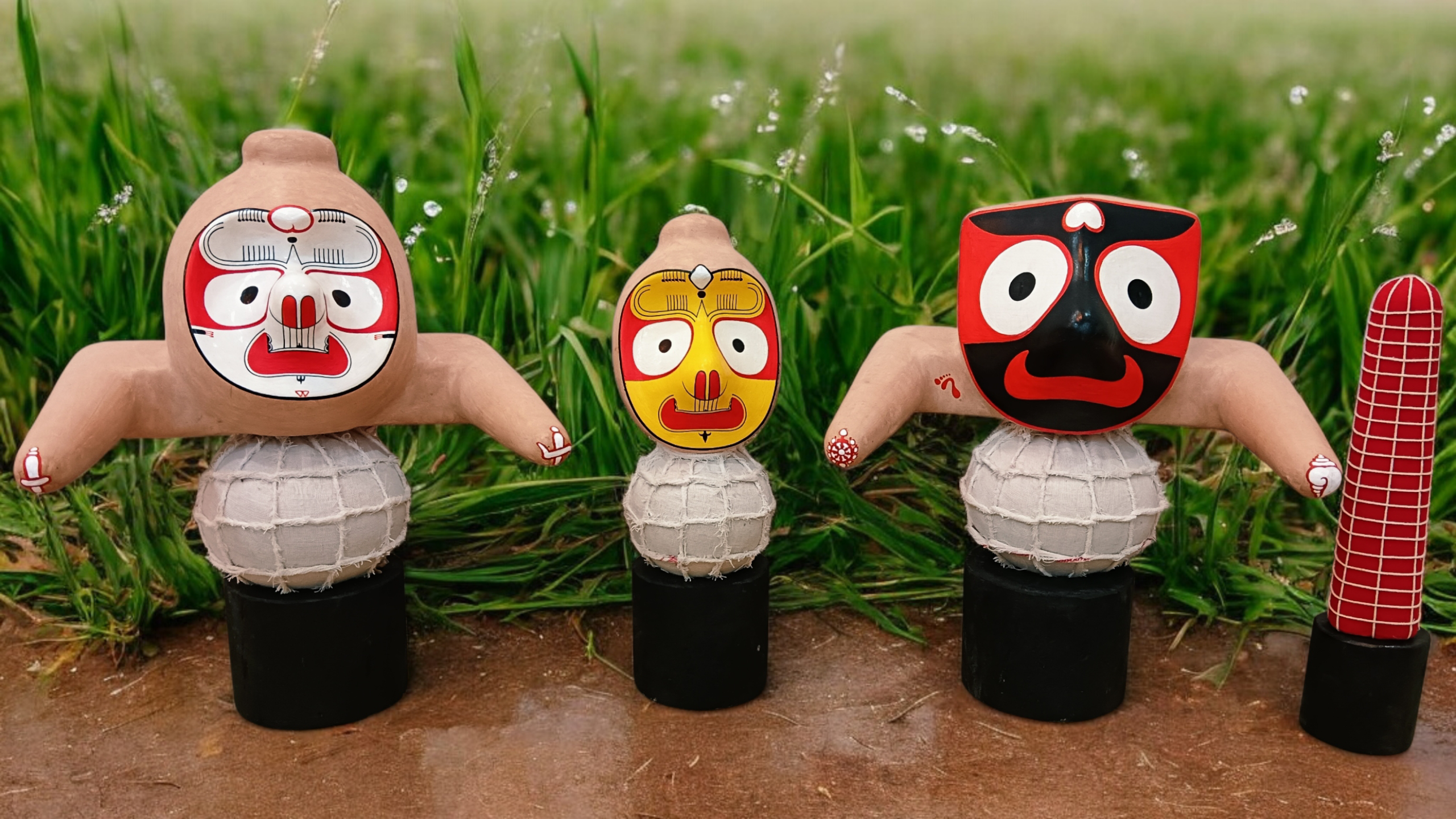 Puri Jagannath Temple Style - Saptabarana Chaturdha Murti | Handcrafted - Neem Wood - Image 8