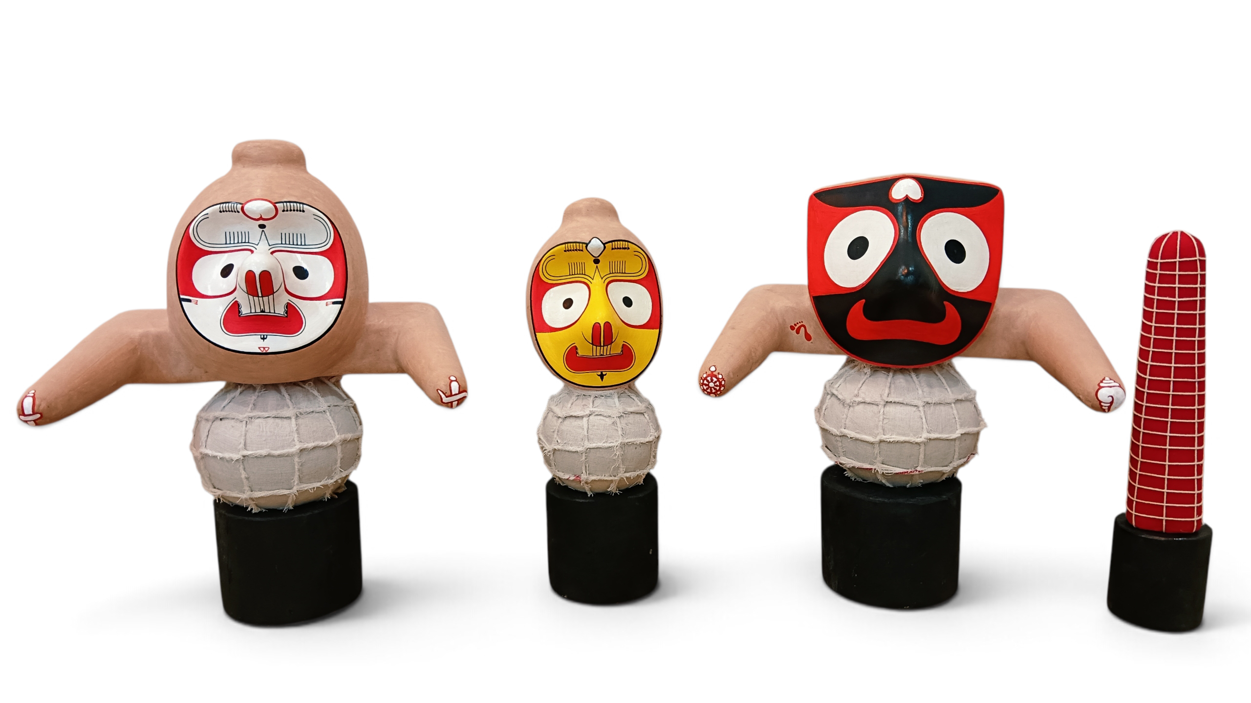 Puri Jagannath Temple Style - Saptabarana Chaturdha Murti | Handcrafted - Neem Wood - Image 4