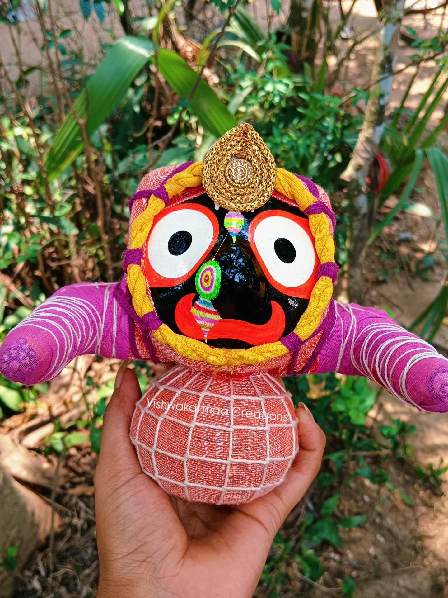 Jagannath Murti – Pure Neem Wood Handcrafted in Puri